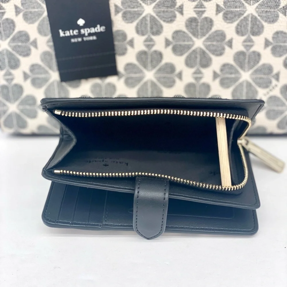 Kate Spade Signature Spade Flower Small Satchel Crossbody and Wallet Set